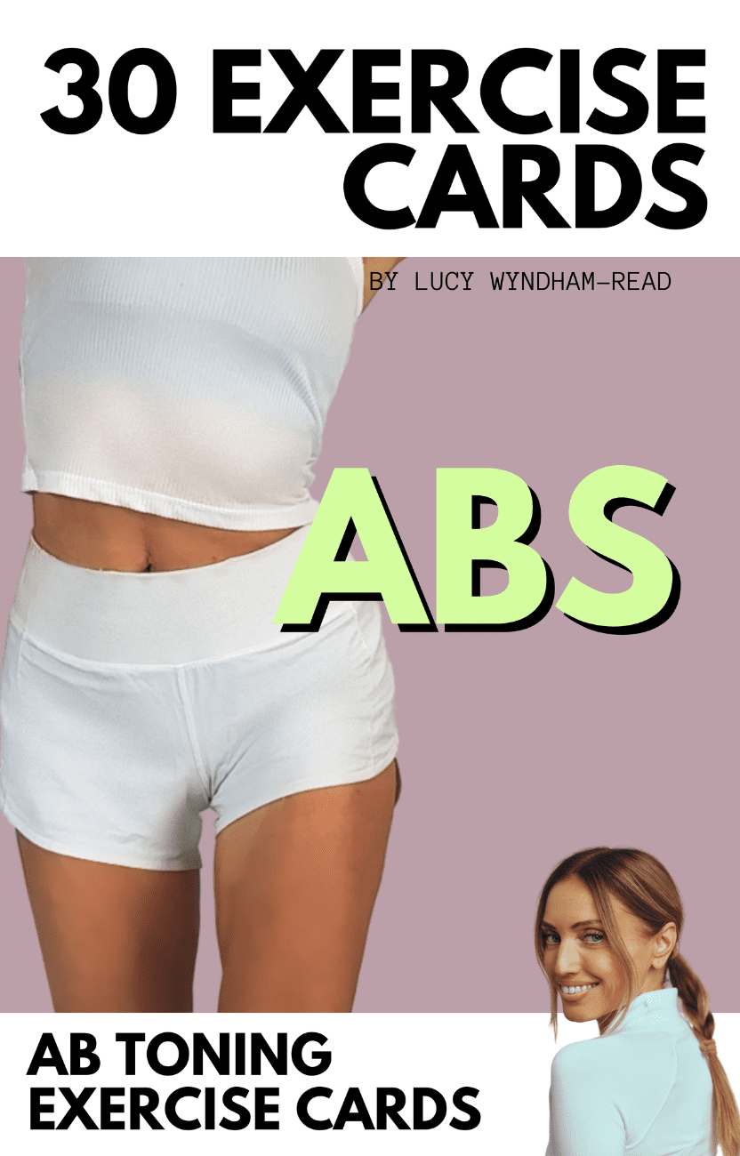 Standing Ab Exercises - Exercise Cards for At Home Abs