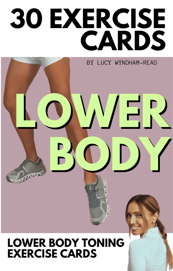 Lower Body Exercises - Exercise Cards for At Home