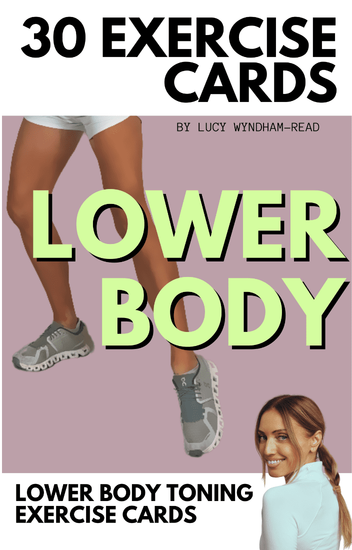 Lower Body Exercises - Exercise Cards for At Home