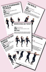 Indoor Walking Exercise Cards for Walking at Home